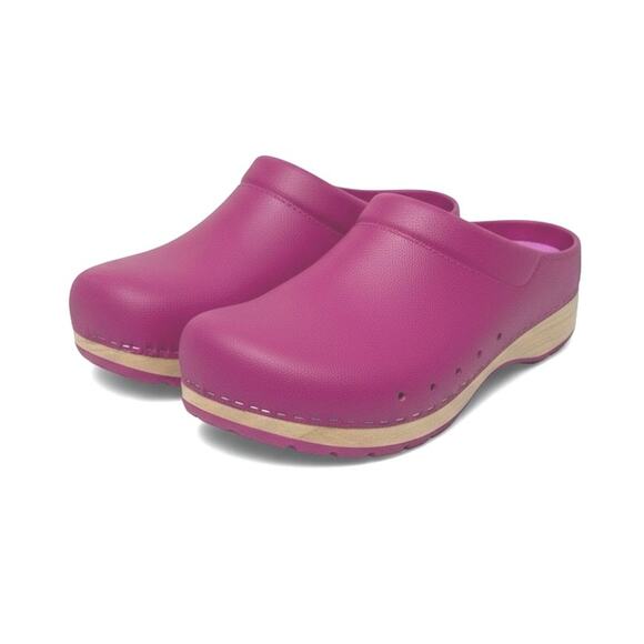 Dansko Women’s Kane Lightweight Synthetic Slip-On Mule Clog 40 US 10 Fuchsia - Picture 1 of 11